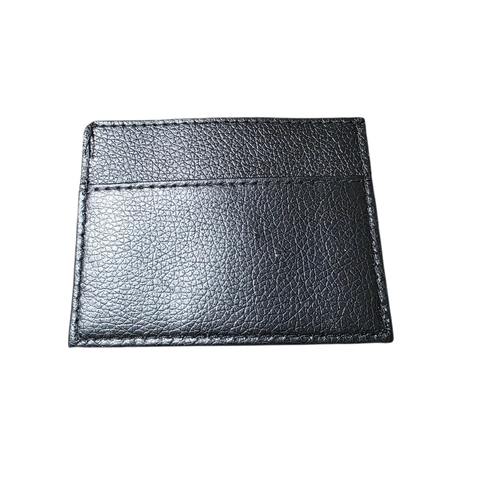 Black Leather Card Holder